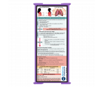 WhiteCoat Clipboard® Trifold - Lilac Respiratory Therapy Edition